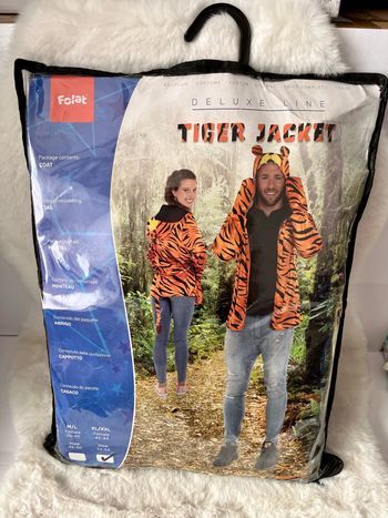 Déguisement tigre, veste pour homme et femme taille 42/44