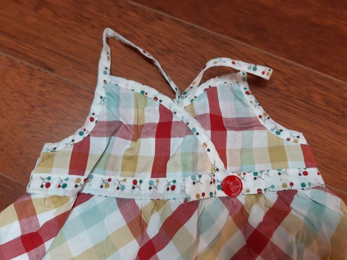 Robe à carreaux et sa culotte - photo numéro 2