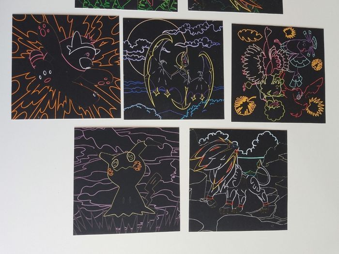 Lot de 7 cartes à gratter Pokémon - photo numéro 3
