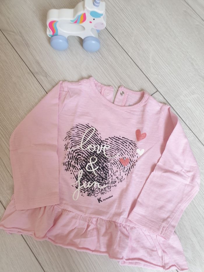 Tee shirt manches longues 12 mois