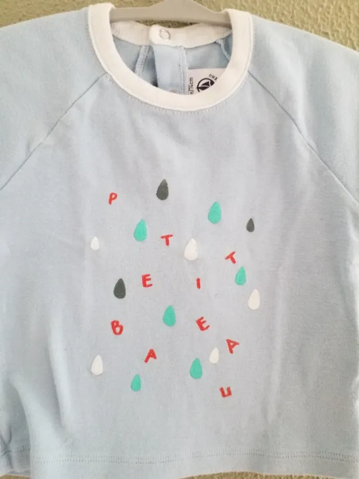 T shirt petit bateau 12 mois - photo numéro 3