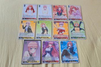 Lot de 11 cartes Quintessential Quintuplets