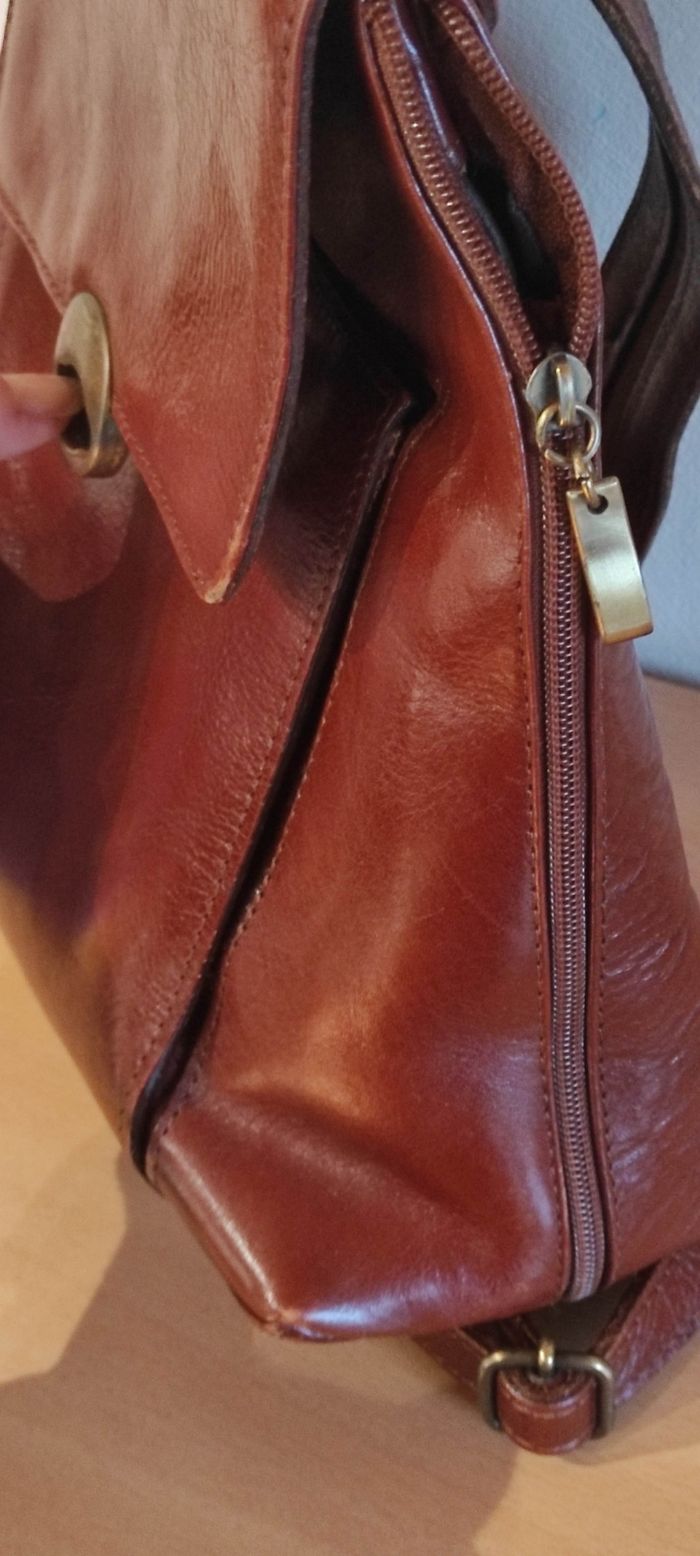 Sac à dos en cuir - photo numéro 6