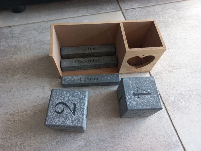 Calendrier avec cubes mobiles - photo numéro 4
