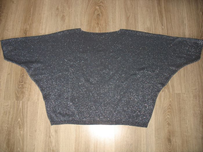PULL M 3/4 BLEU MARINE A PAILLETTES "NEW COLLECTION" - TAILLE UNIQUE - n°01 - photo numéro 3