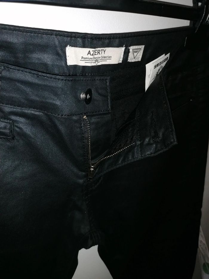 Pantalon noir effet simili Azerty 36 - photo numéro 8