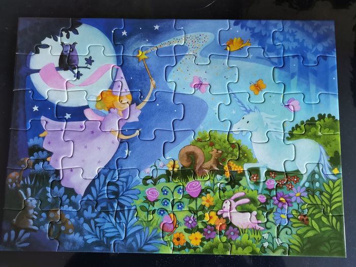 Puzzle fée et licorne Djeco 4 ans - photo numéro 2