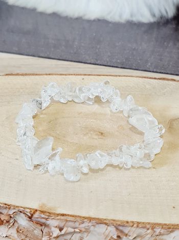 Bracelet baroque cristal de roche