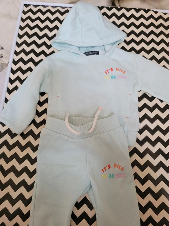 Ensemble Jogging bleu ciel - photo numéro 3