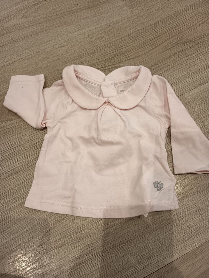 Tee shirt manche longue 1 mois