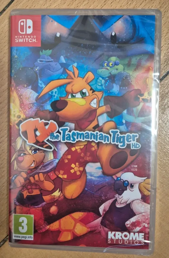 TY the Tasmanian Tiger HD. Neuf sous blister. Nintendo Switch compatible Switch Lite et Oled.
