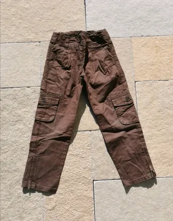 Pantalon été  vynil fraise 6 ans
