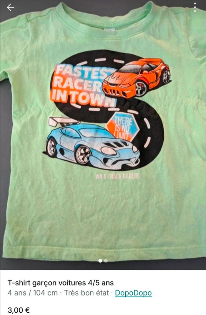 Lot été garçon 4/5 ans - Offre - photo numéro 2