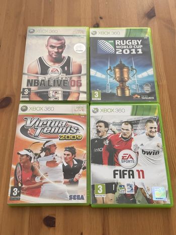 Lot 4 jeux Xbox 360 – État OK