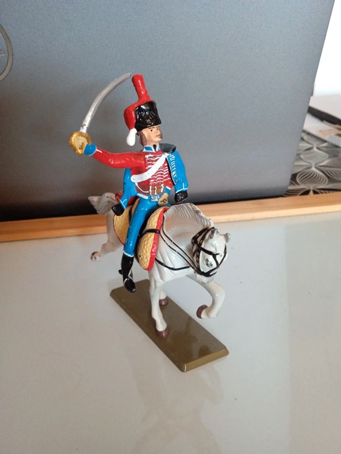 Cavalier de Napoléon en plomb collection Starlux - photo numéro 2