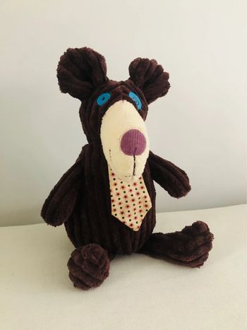 Peluche les deglingos Ours neuve