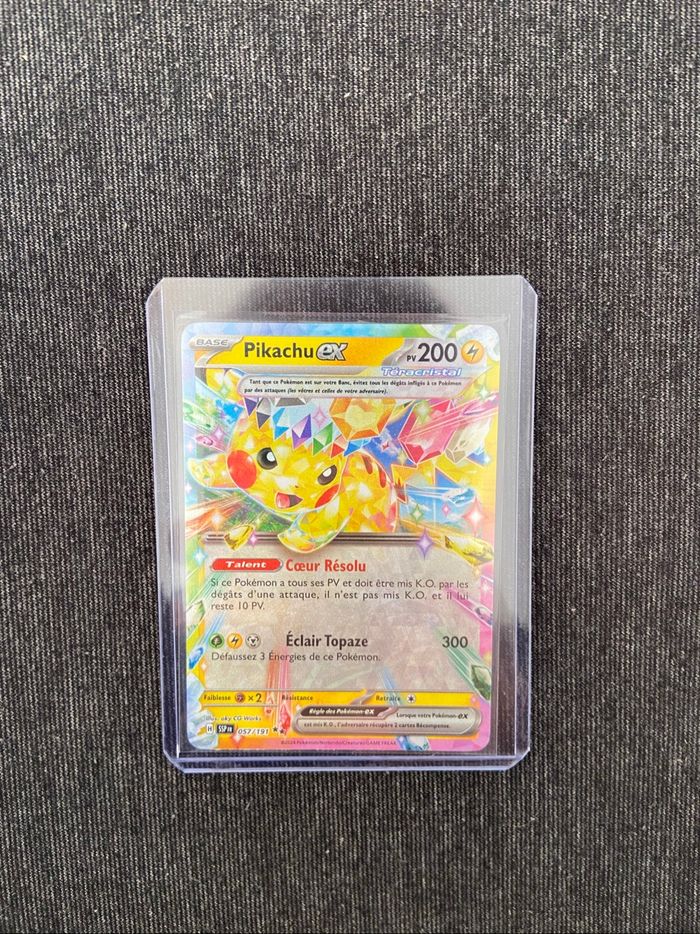 Pikachu Teracristal  EX 057/191 EV8