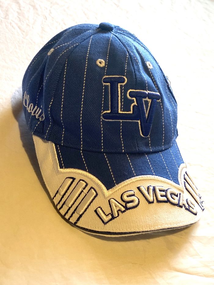 Casquette Koskash Head Wear Bleue Las Vegas Visière Blanche Accessoires Enfants Adolescents - photo numéro 2