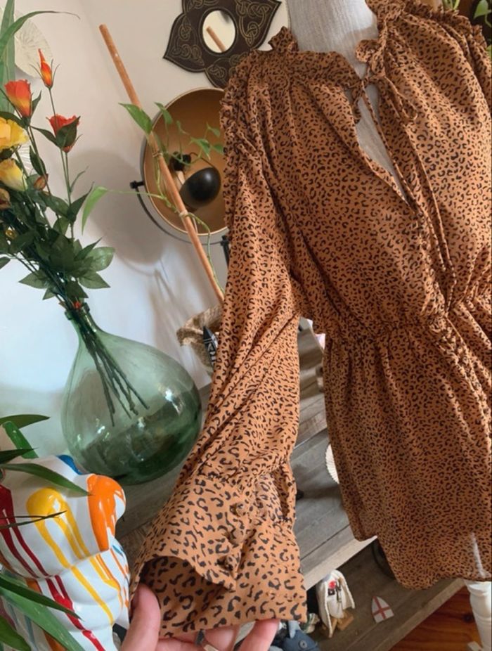 Robe imprimé léopard Golden Live – Taille M – Neuve avec étiquette - photo numéro 3