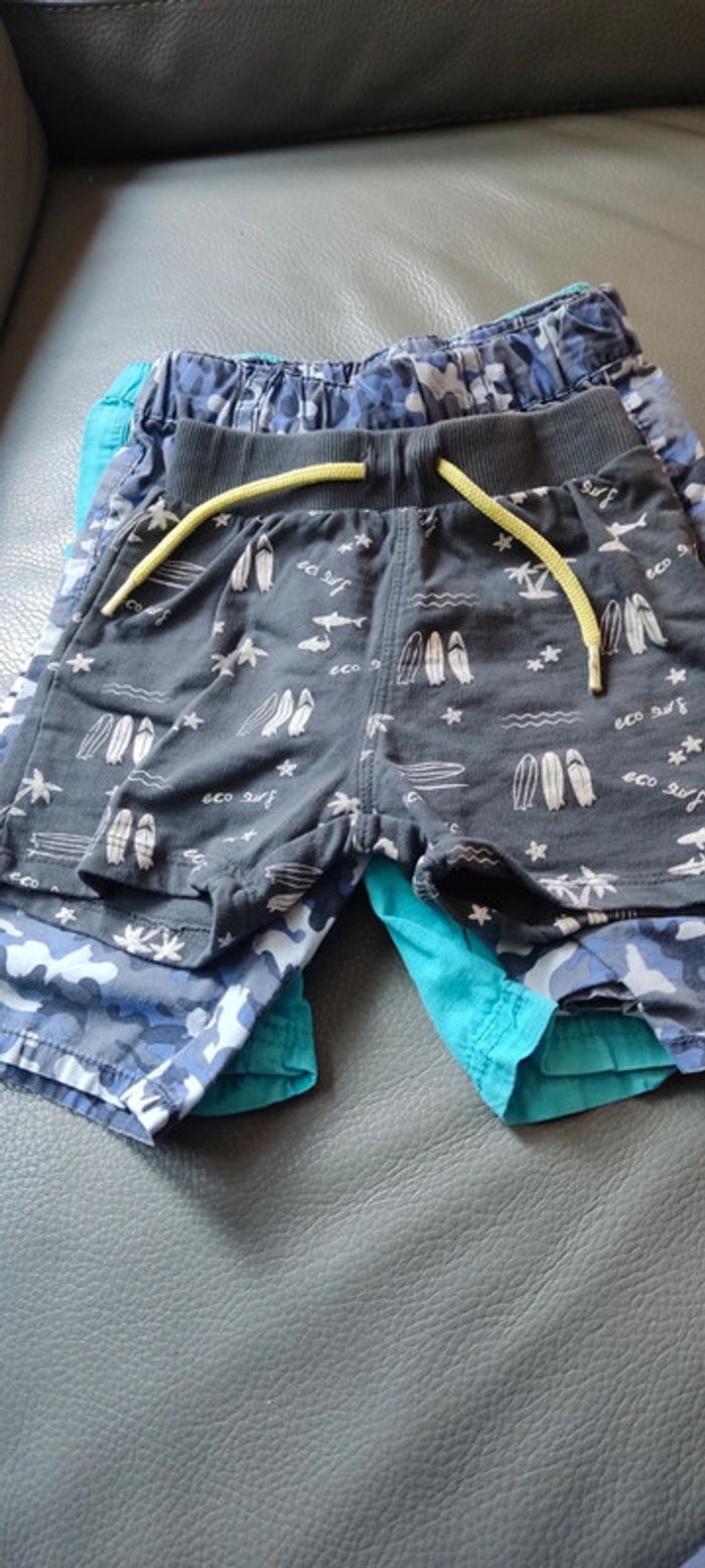 Lot 5 shorts 2 ans garçon - photo numéro 2