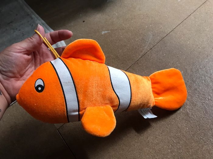 Peluche poisson orange - photo numéro 2