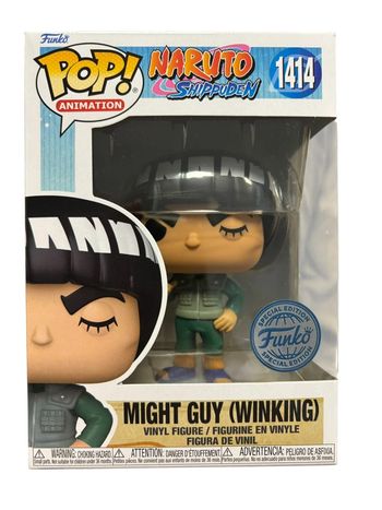 Figurine Funko Pop Naruto Shippuden Might Guy (Winking) spécial édition neuf