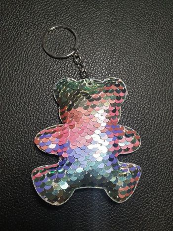 Porte-clés ourson pastel