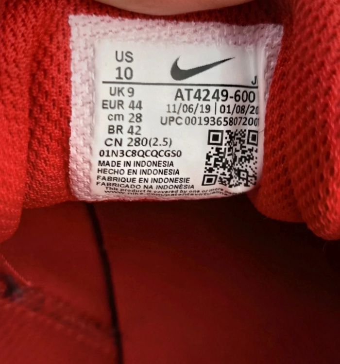 Baskets rouge Nike - photo numéro 6