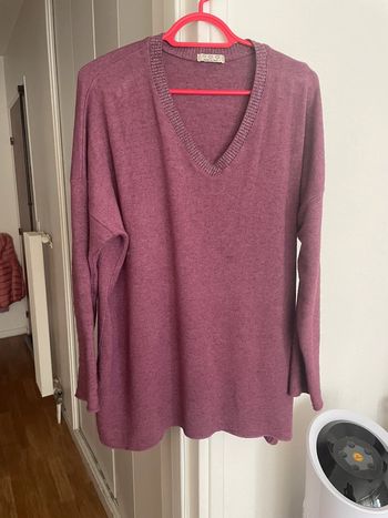 Pull col V femme Made in Italy
