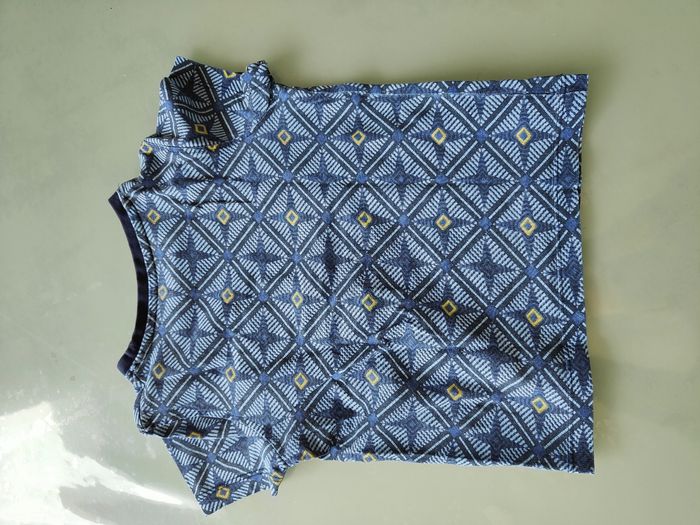 T-shirt bleu in extenso 3 ans - photo numéro 2