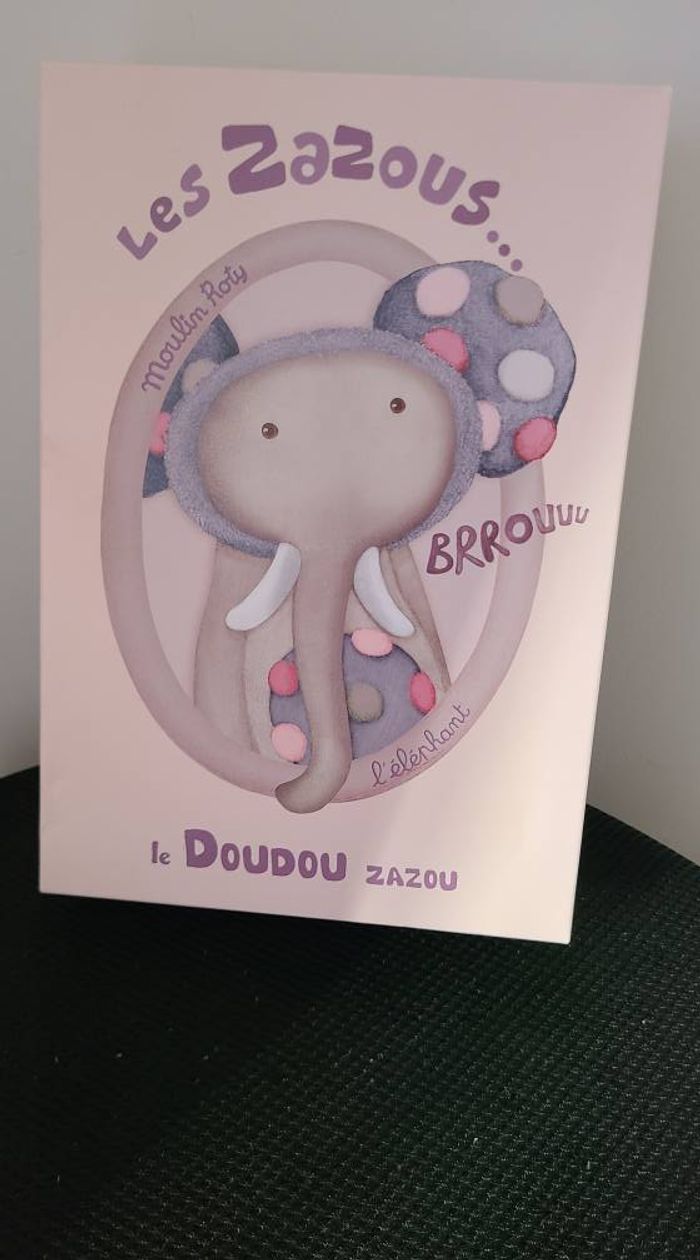 Zazou Doudou éléphant boite - photo numéro 2