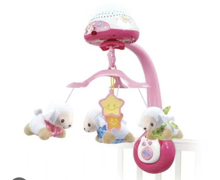 Mobile musical et lumineux lit bébé