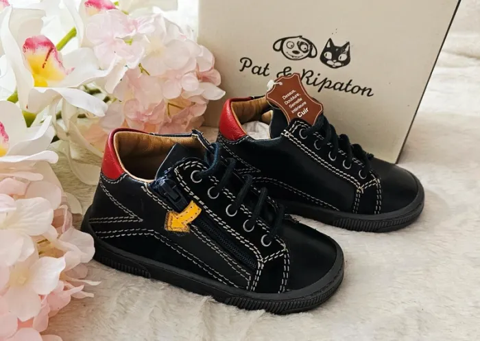 Bottes Bottines cuir Zip Pat et Ripaton T24