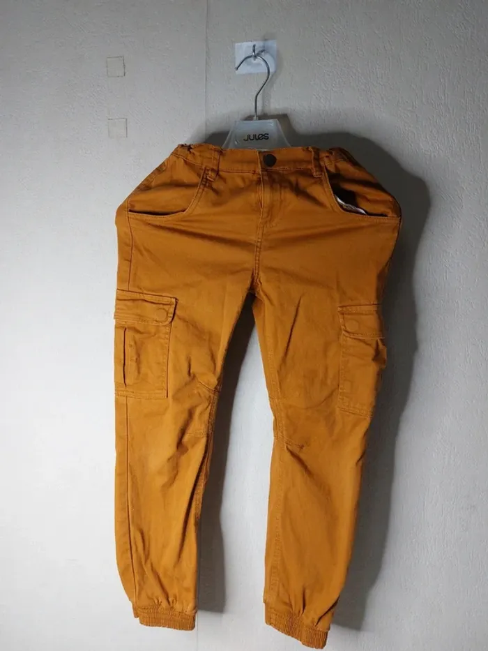 Pantalon moutarde "La fabrique des garçons" - photo numéro 3