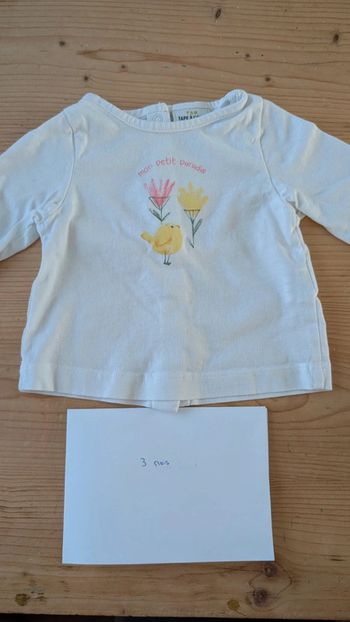 Tee-shirt bébé fille