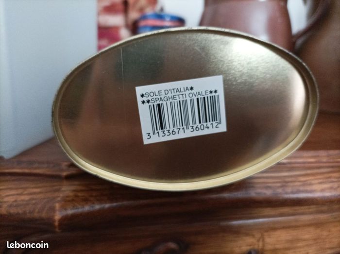 Boîte en Métal Vintage Sole d'Italia pour Spaghetti - photo numéro 3