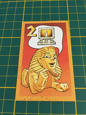 Carte trésor Machine 2 pièce détachée jeu de société Ramsès II Ravensburger #A65