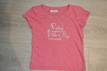 Tee shirt manches courtes In Extenso 6 ans sirène