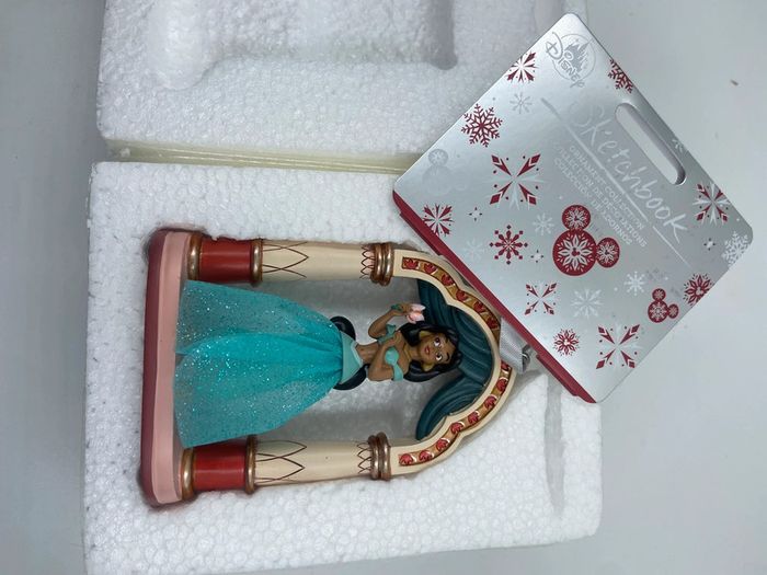 Ornement de Noël carnet de croquis Disney Jasmine Fairytale Moments 2021 - Aladdin - photo numéro 4