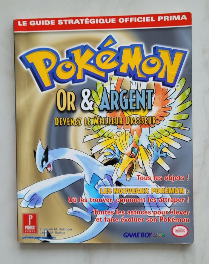 Guide Officiel Pokémon Version Or et Argent Prima 🇫🇷