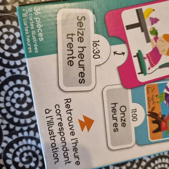 jeu éducatif Apprendre l'heure - NEUF - idée cadeau 🎁 - photo numéro 3