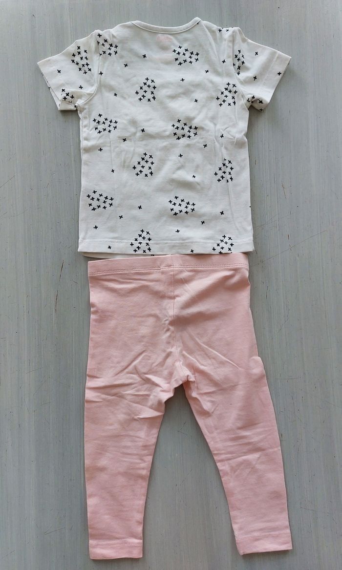 Ensemble t-shirt + legging 18M