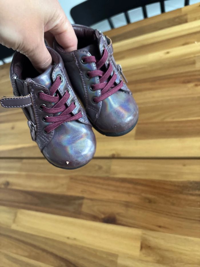 Chaussures violettes métallisées - photo numéro 2