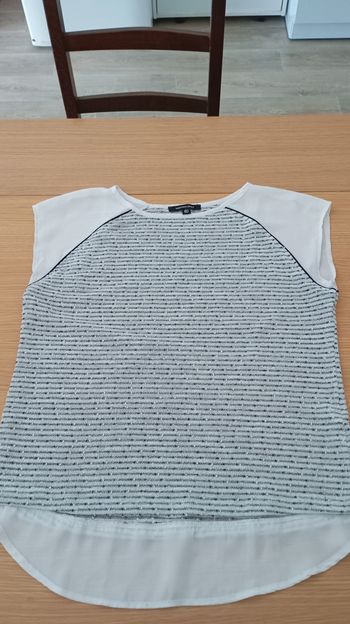 T-shirt bi matière