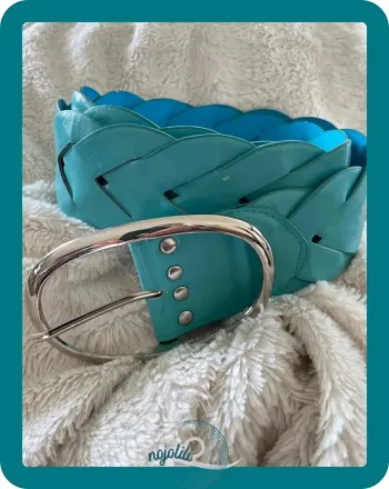 Ceinture bleue magnifique