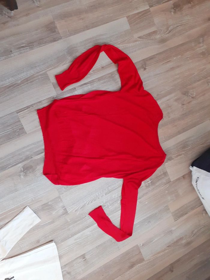 Pull fin femme pimkie 34 rouge tbe