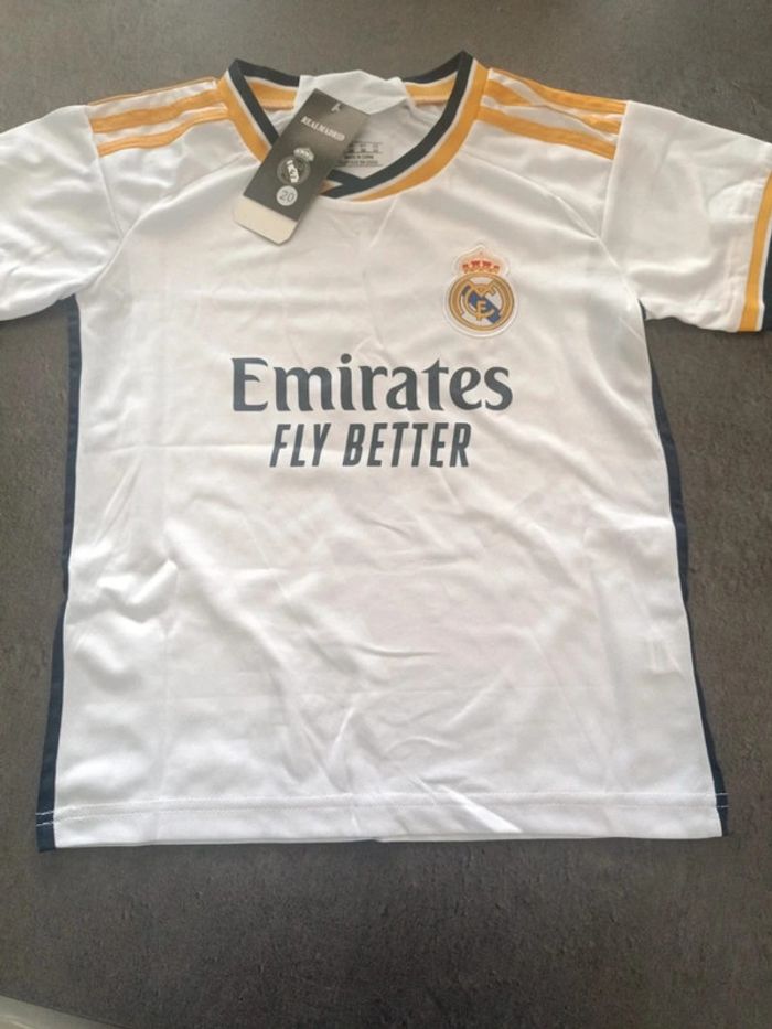 Tenue football real Madrid Vini Jr blanc t.20 - photo numéro 2