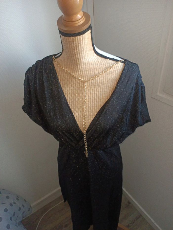 Magnifique robe pailleté asymétrique - photo numéro 3