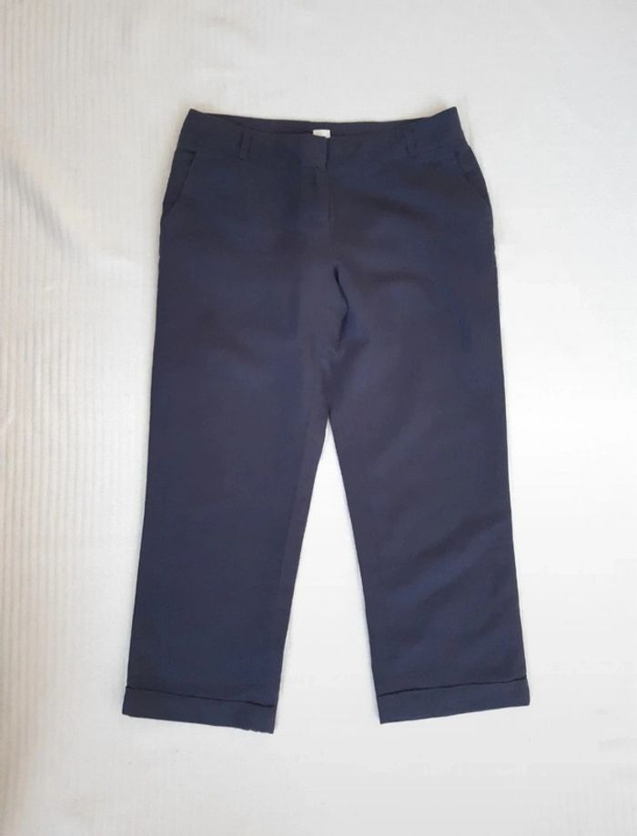 Pantacourt marine Camaïeu