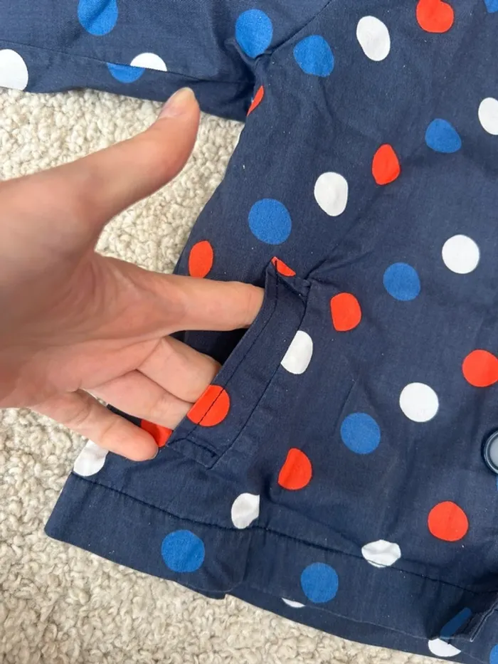 Manteau type imperméable à capuche fille - 12 mois - Tissaia - photo numéro 4